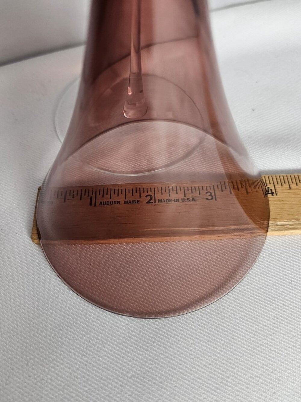 Pottery Barn Amethyst Wine Glasses 9" Bijoux stemmed goblet set/2 elegant flutes - Picture 5 of 12